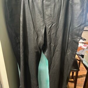 Lane Bryant Black Straight Leg Pants